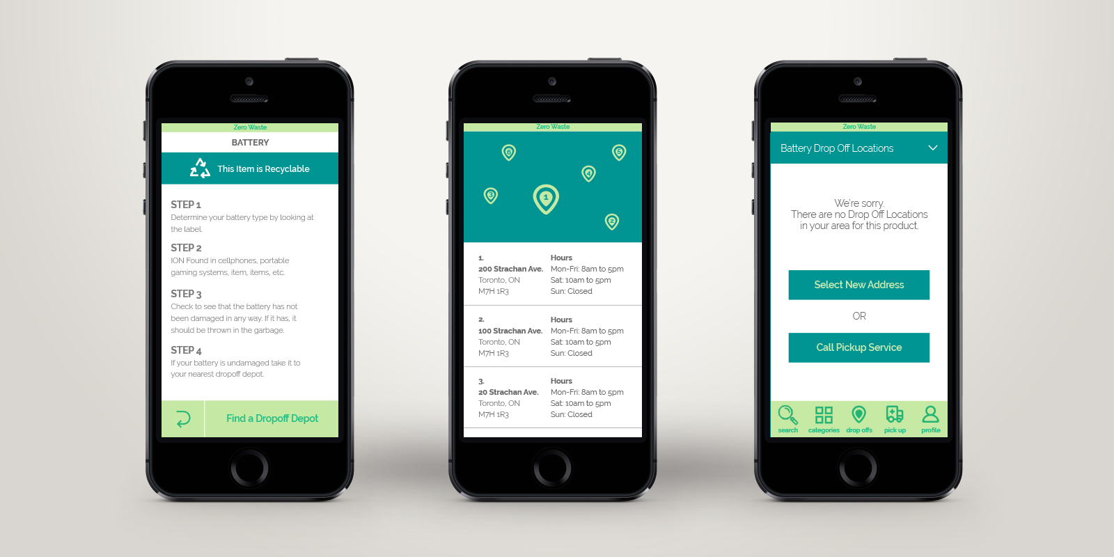 Zero Waste App Designs